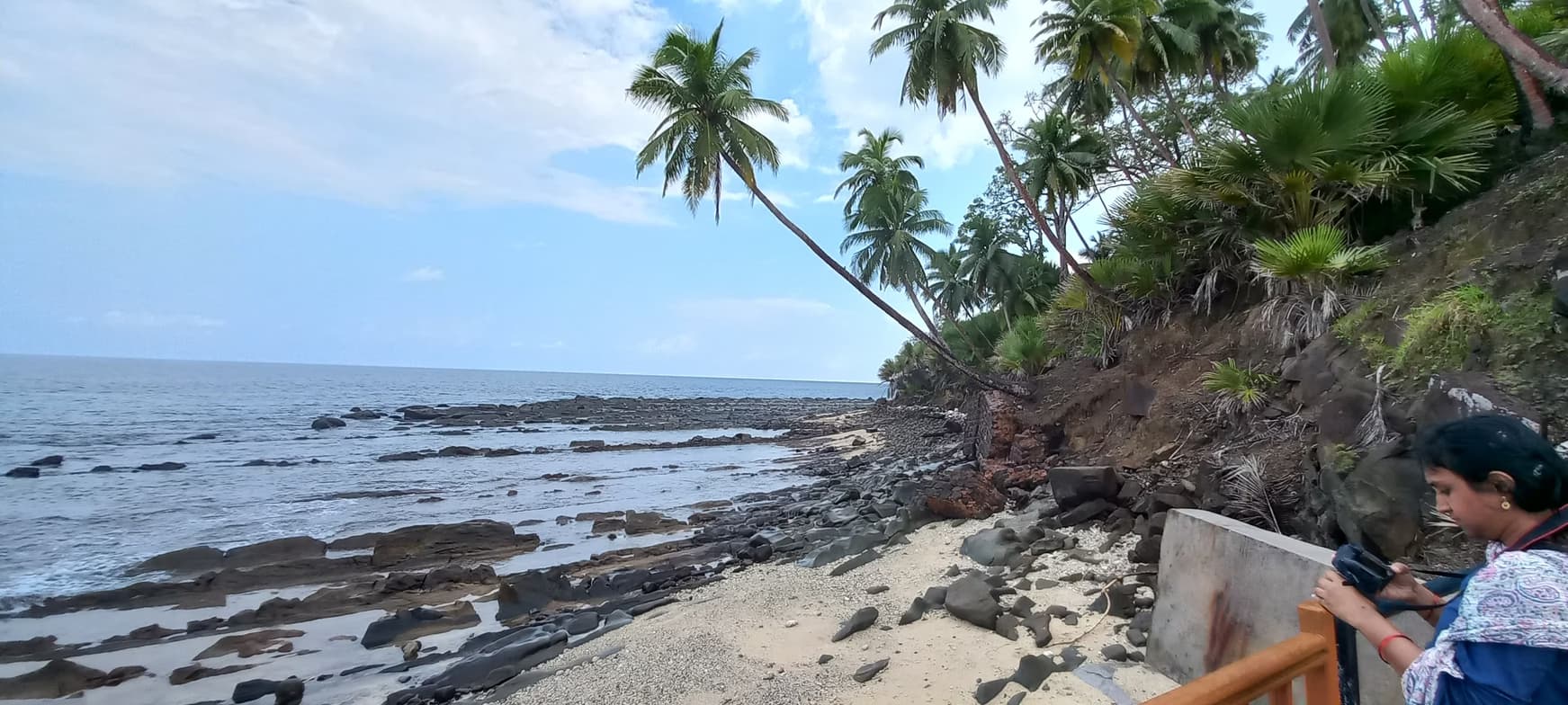 Travel snapshot of Haritha during a trip