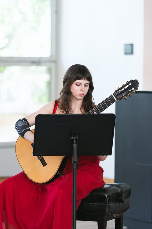 Helenenjoying a hobby outside teaching