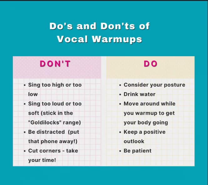 Singing learning materials by Sonia