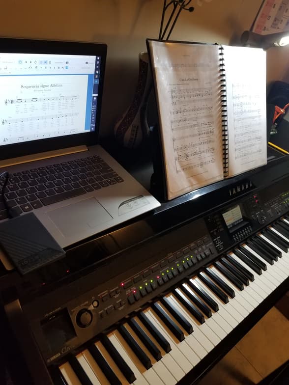 Singing learning materials by Dominic