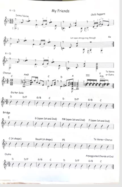 Music learning materials by Aimee