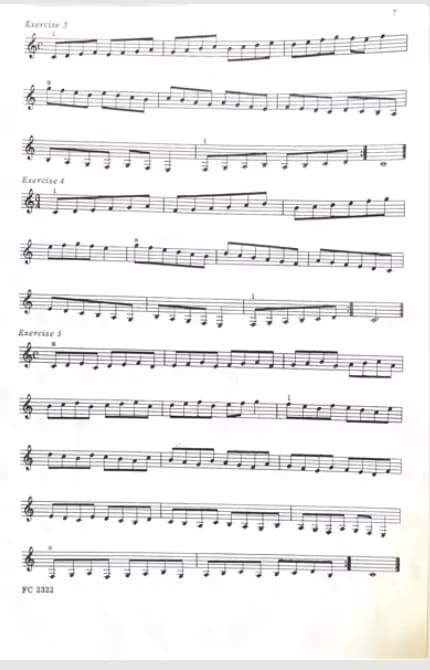 Music learning materials by Aimee