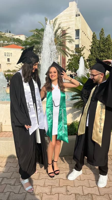 Graduation ceremony photo of Lea