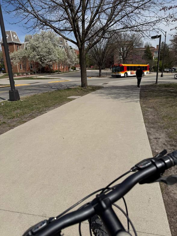 Hadia enjoying a hobby outside teaching