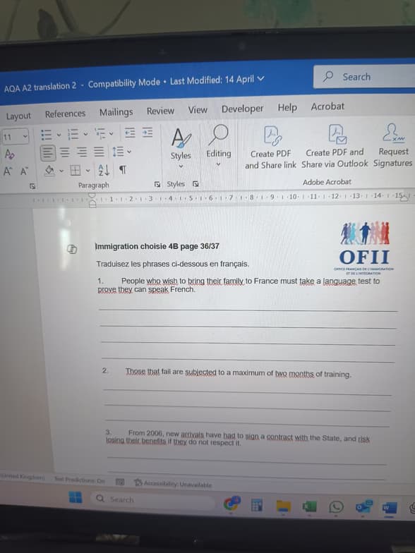 French learning materials by Lucy