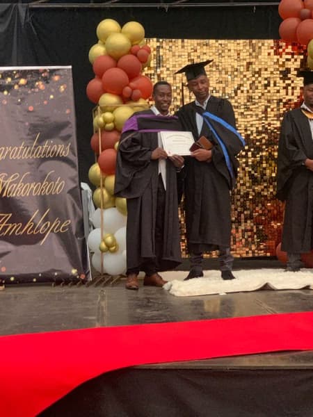 Graduation ceremony photo of Hope