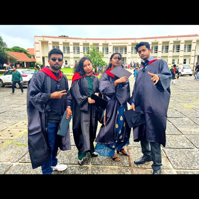 Graduation ceremony photo of Sharon