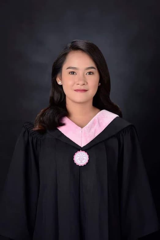 Graduation ceremony photo of Reina Blaise