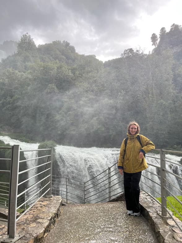 Travel snapshot of Arianna during a trip