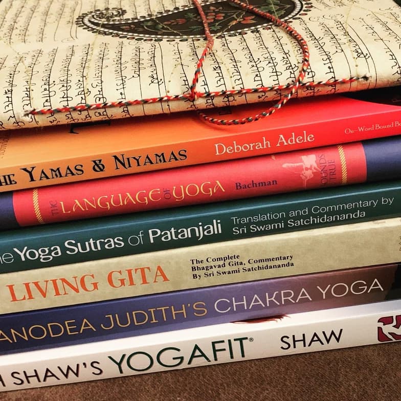 Yoga learning materials by Jessica