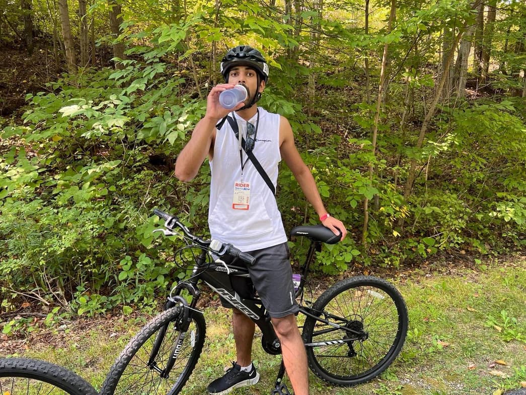 Kshitijenjoying a hobby outside teaching