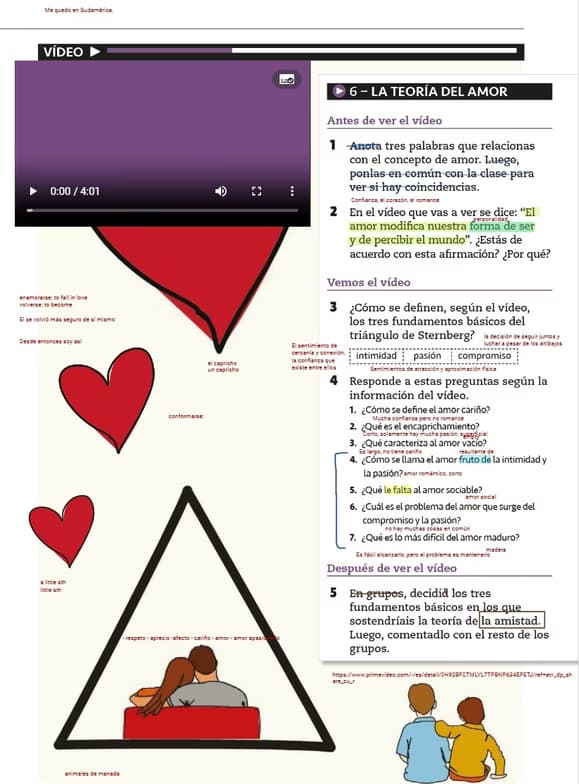 Spanish learning materials by Cecilia