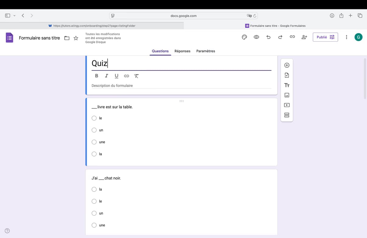 French learning materials by Giriman