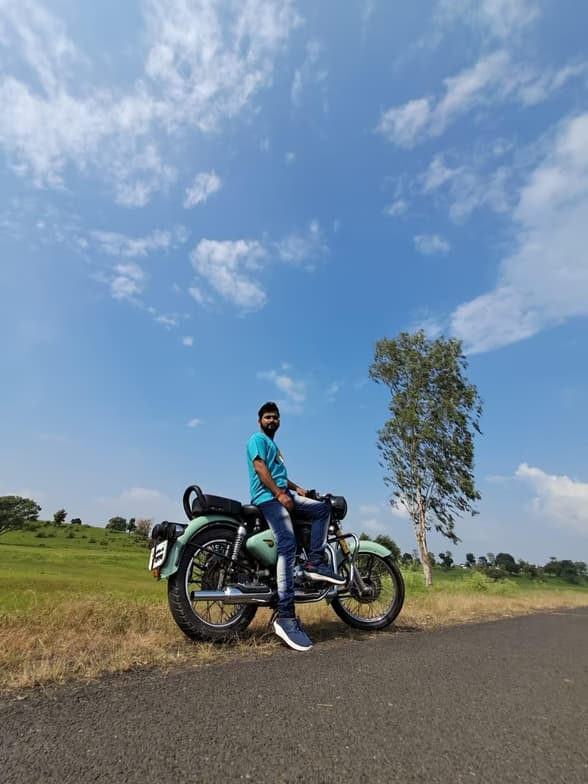 Mohitenjoying a hobby outside teaching