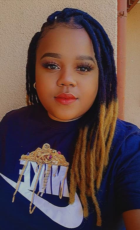 Tshegofatso enjoying a hobby outside teaching