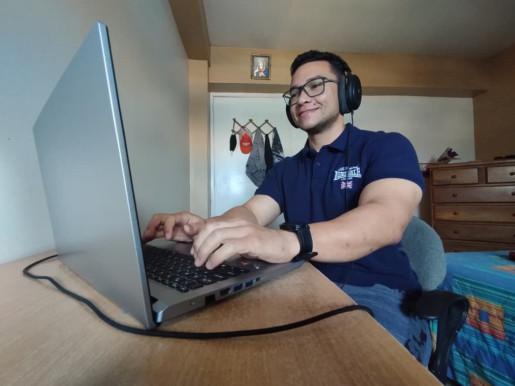 Teaching setup of Manuel for private tutoring