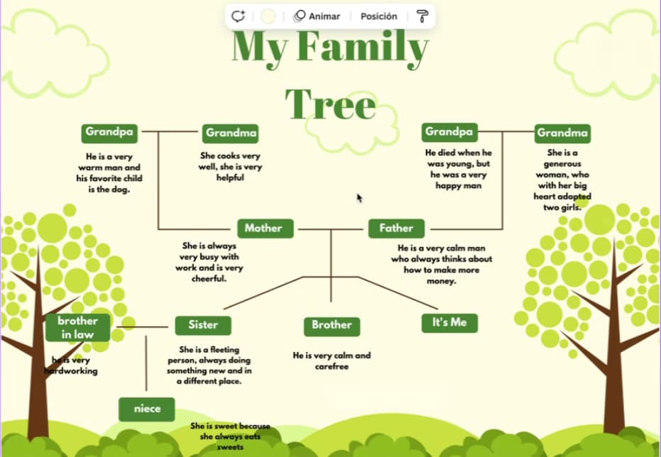 Spanish learning materials by Nicolás