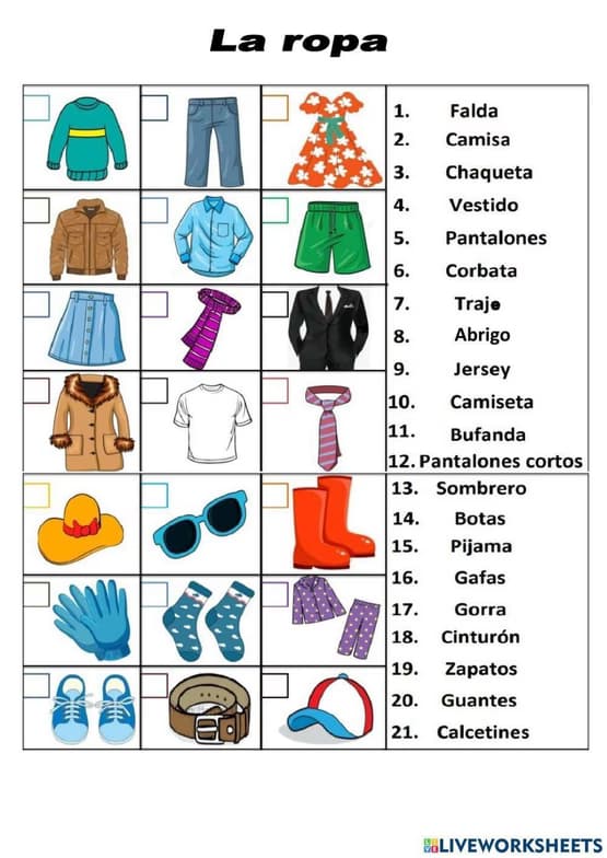 Spanish learning materials by Anaris