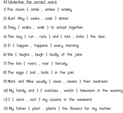 English learning materials by Jared