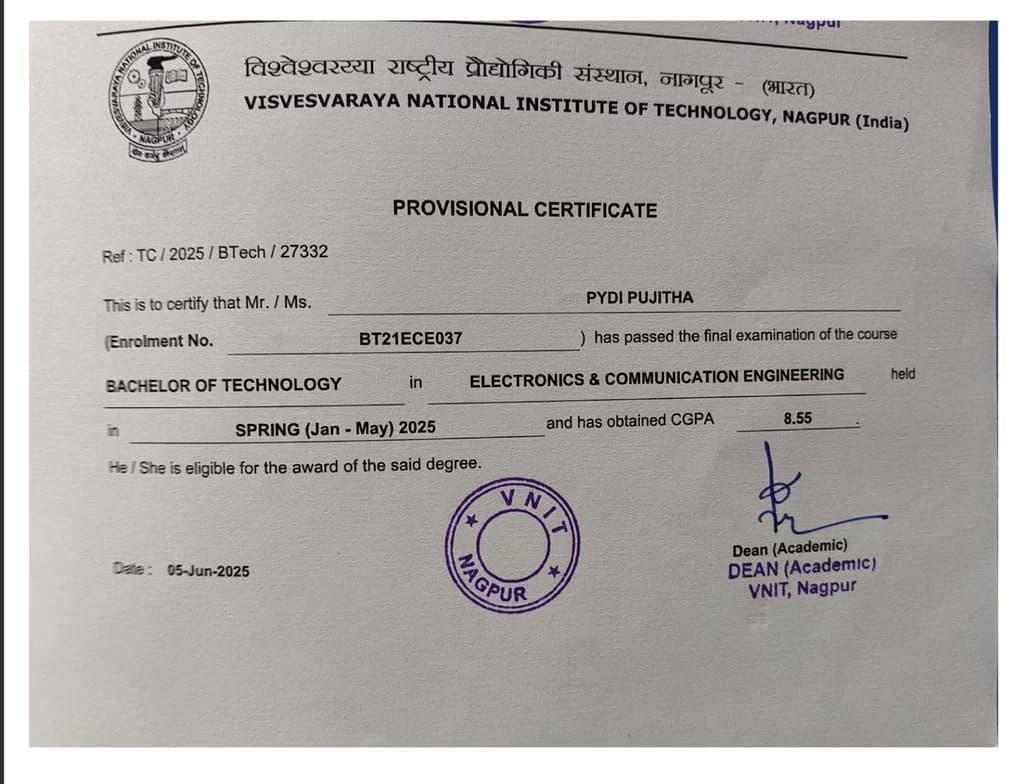 Verified degree or teaching certification of PYDI
