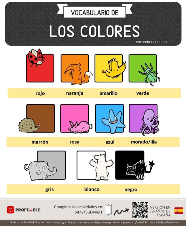 Spanish learning materials by Camilo