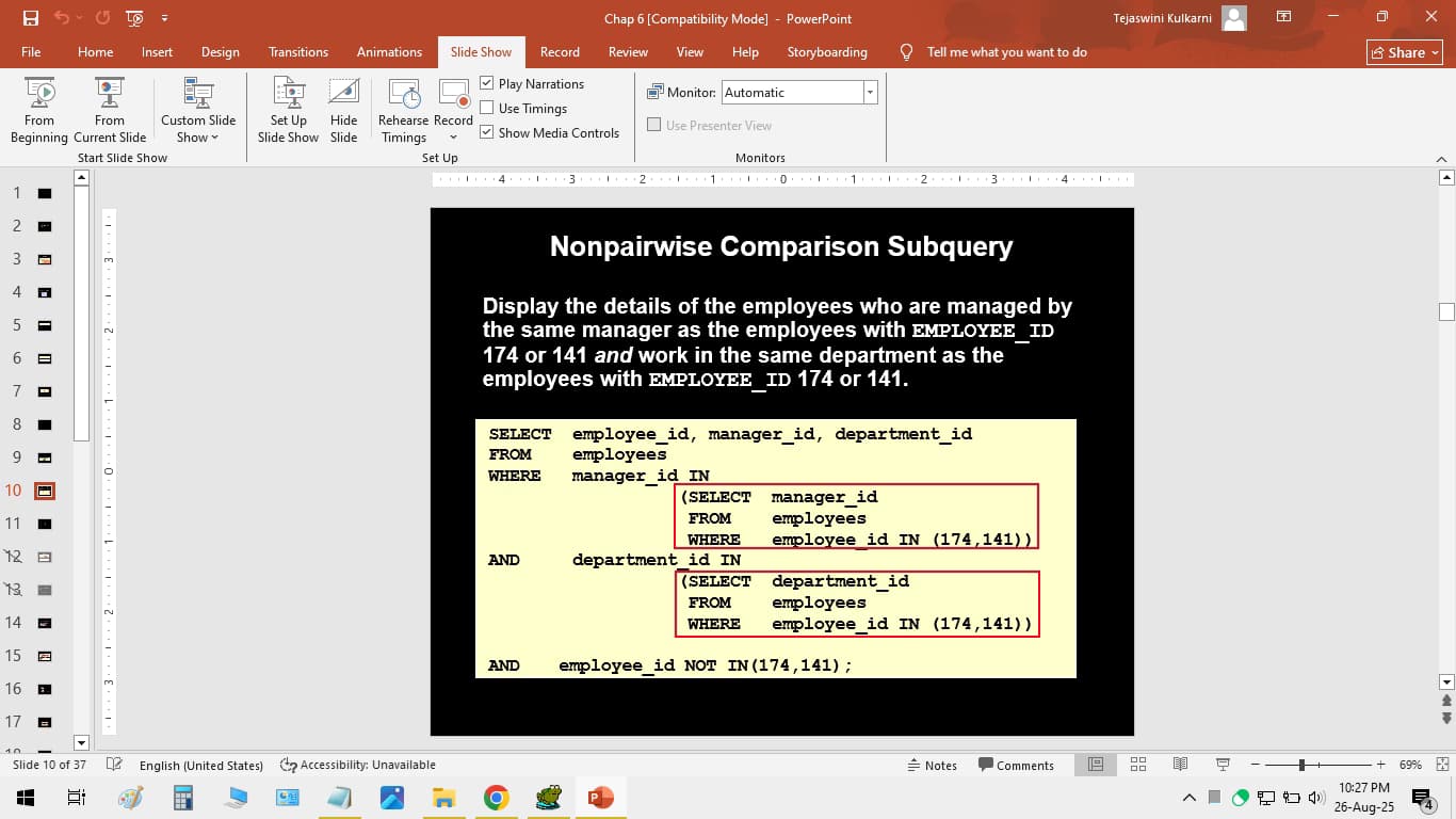 Computer Science learning materials by Tejaswini