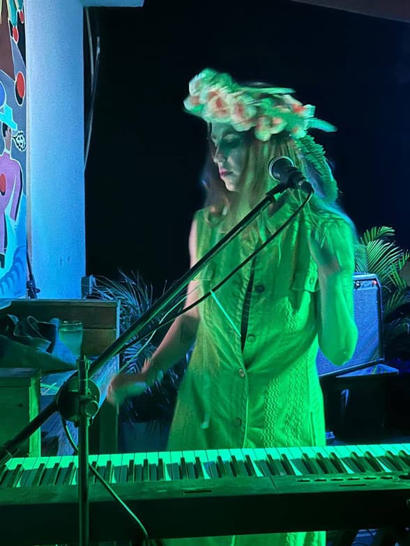 Jessieenjoying a hobby outside teaching