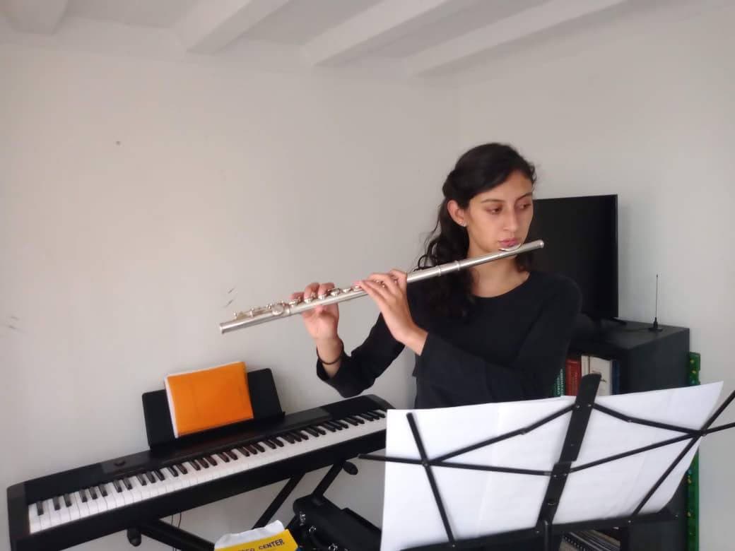 Lauraenjoying a hobby outside teaching