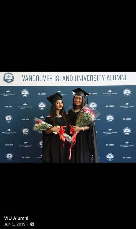 Graduation ceremony photo of Sandeep