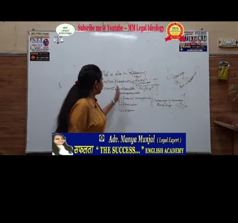 Mania conducting a lesson