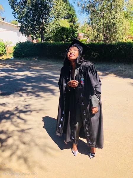 Graduation ceremony photo of Masepele Jeanett