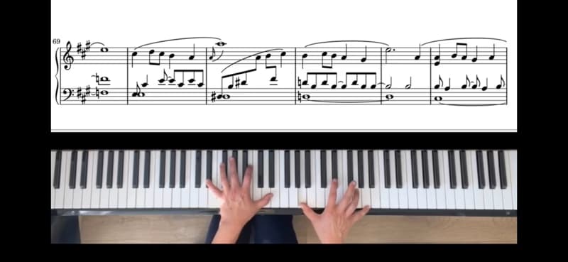 Piano learning materials by T