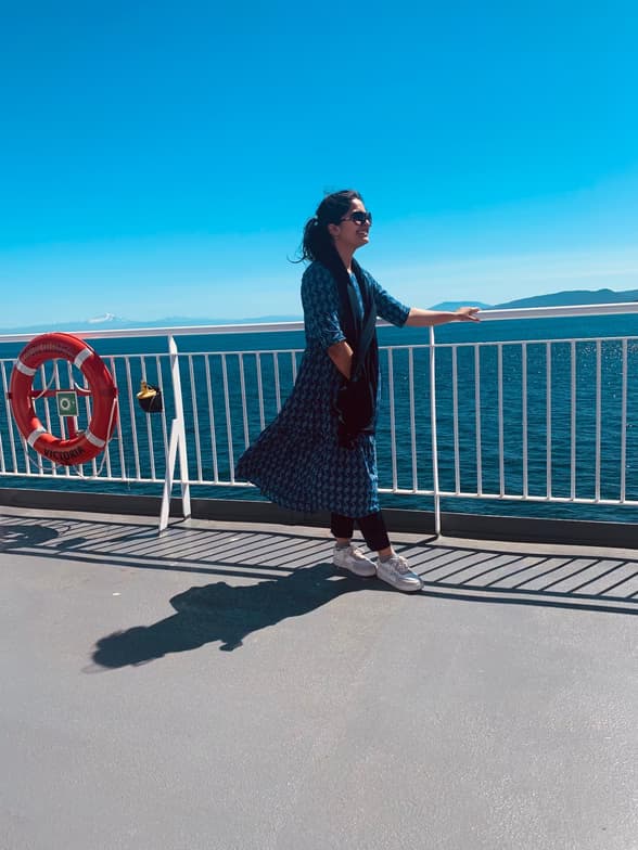 Travel snapshot of Rija during a trip