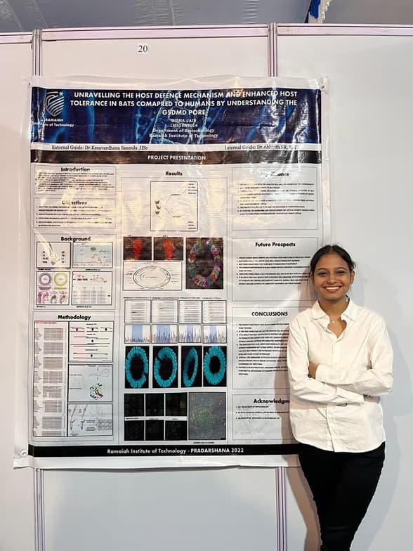 Graduation ceremony photo of Disha