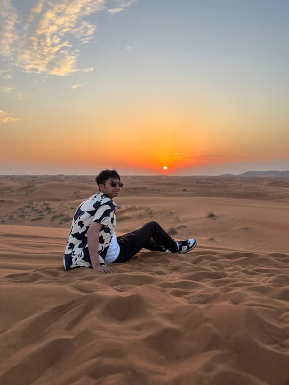 Travel snapshot of TATHAGAT GHANASHYAM during a trip