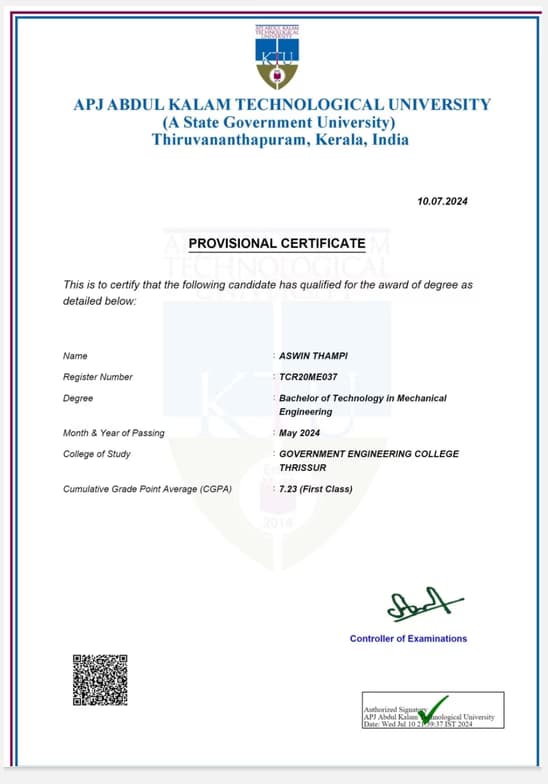 Verified degree or teaching certification of mohammed