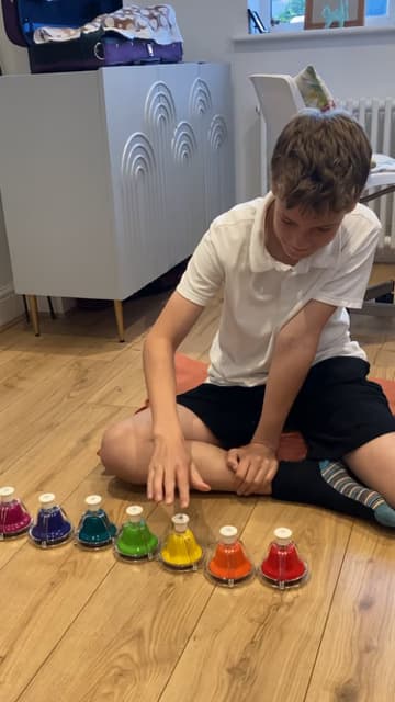 Emma conducting a lesson