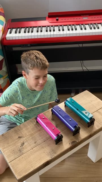 Emma conducting a lesson