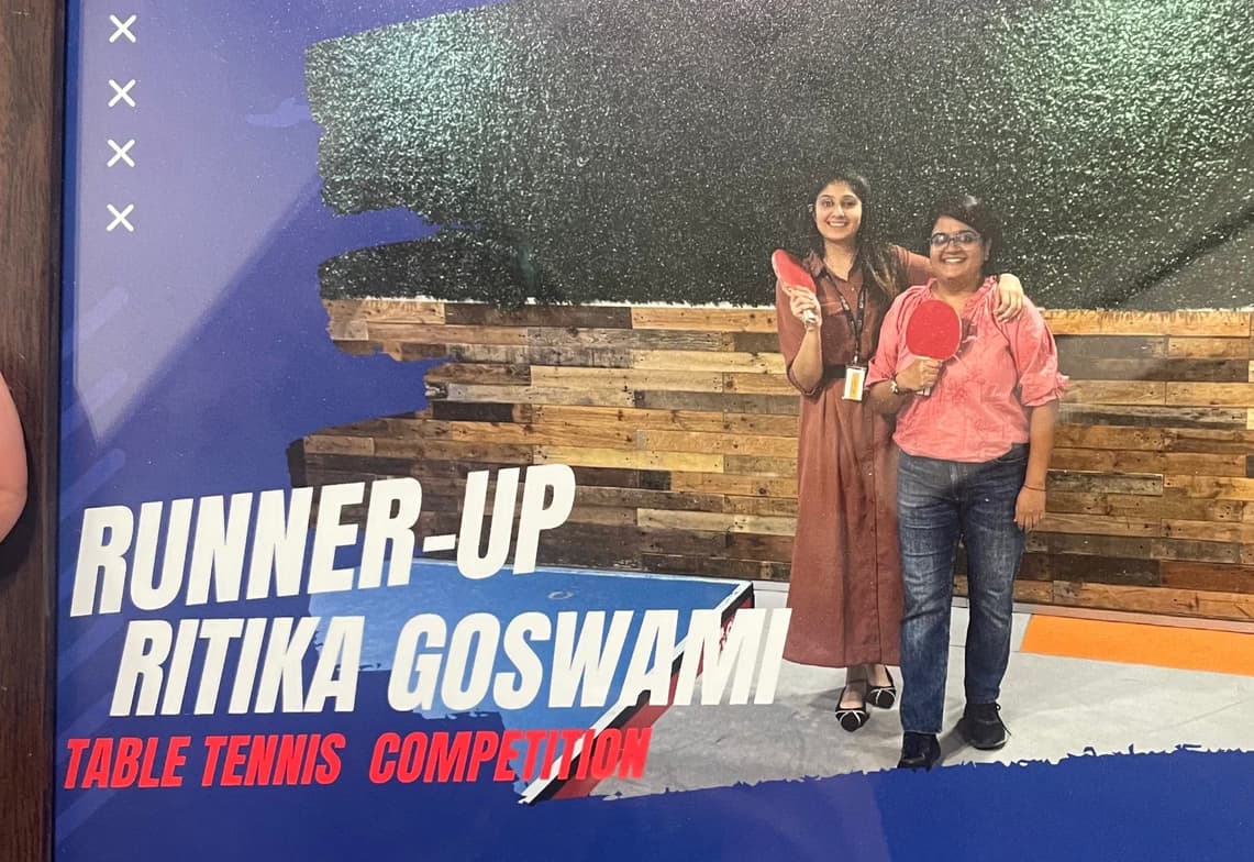 Ritikaenjoying a hobby outside teaching