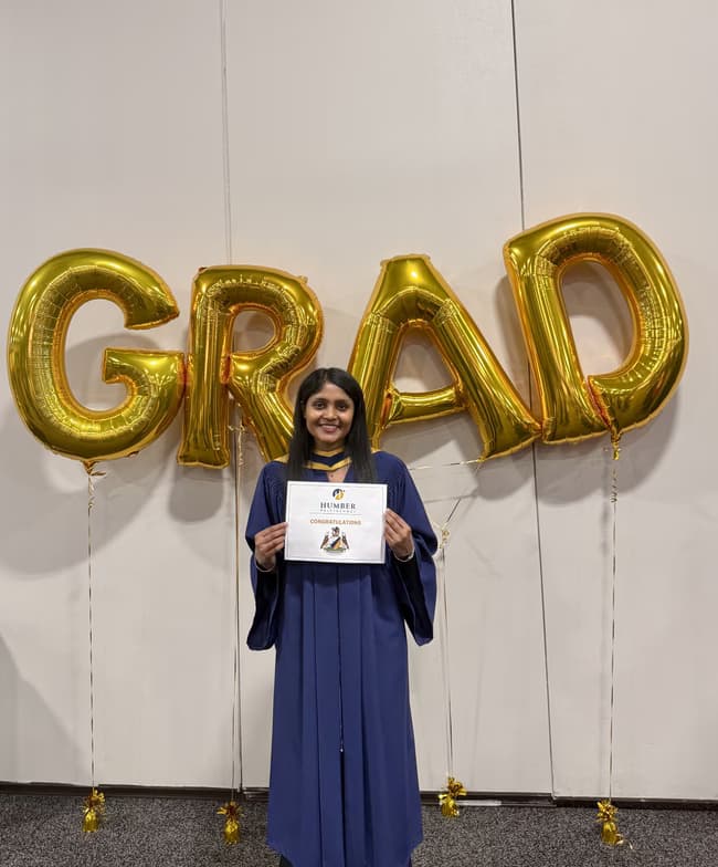 Graduation ceremony photo of Kamal