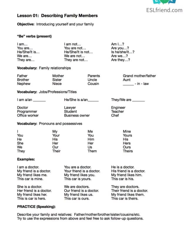 English learning materials by Kim