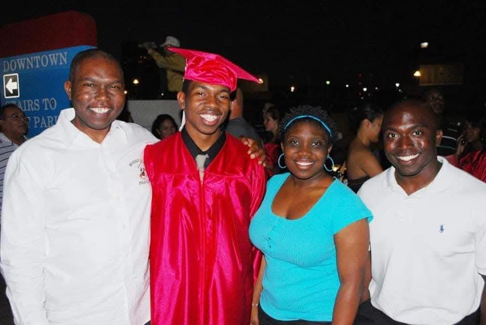 Graduation ceremony photo of Roosevelt