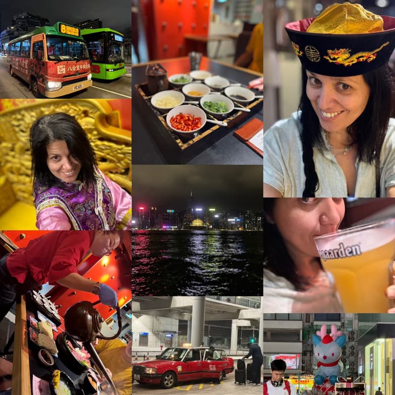 Travel snapshot of Giovanna during a trip