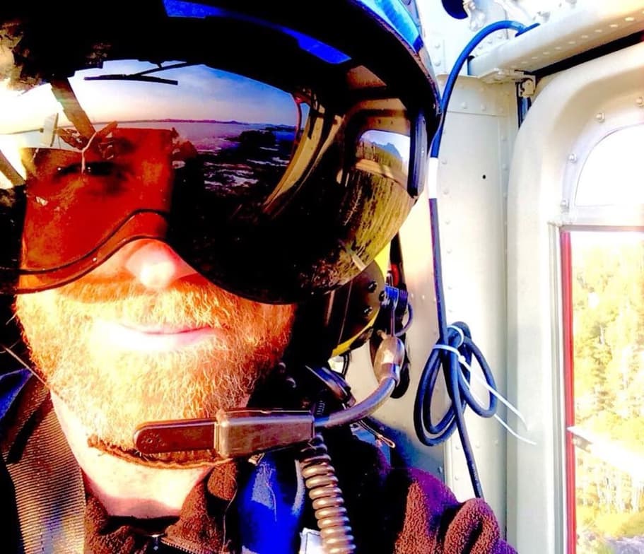 Travisenjoying a hobby outside teaching