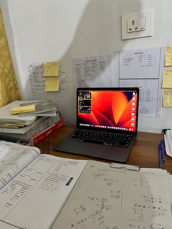 Teaching setup of Mohammed for private tutoring