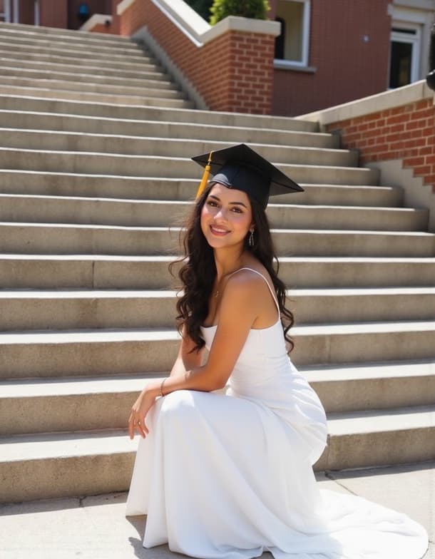 Graduation ceremony photo of Doa