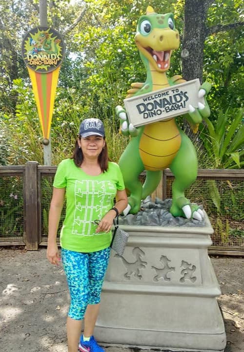 Travel snapshot of Anabel during a trip