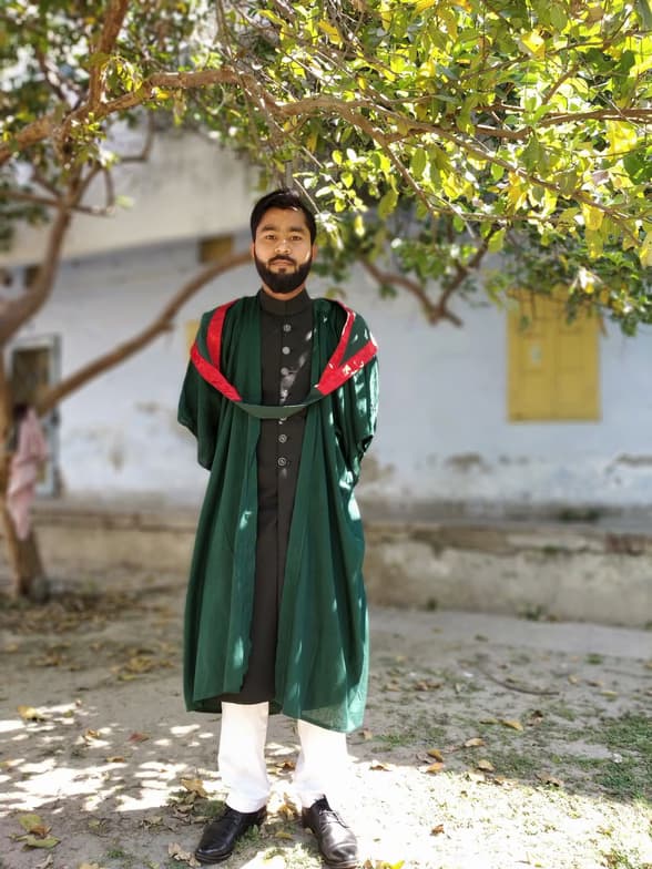Graduation ceremony photo of Mohd
