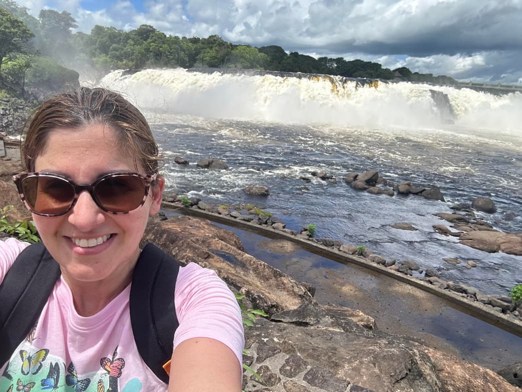 Monicaenjoying a hobby outside teaching