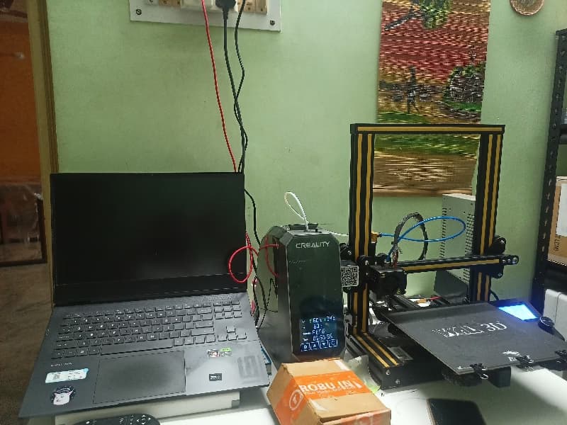 Teaching setup of Muralidhar for private tutoring